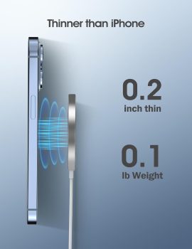 2 Pack Magnetic Wireless Charger for iPhone 16 Pro Max/16 Pro/16 Plus/16/15/15 Pro/15 Plus/15 Pro Max 15W Fast Mag Safe Charger Pad for iPhone 16/15/14/13/12 Series and AirPods 3/2/Pro 2/Pro