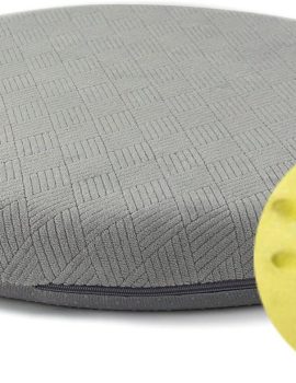 Sigmat Memory Foam Seat Cushion Anti-Slip Soft Round Stool Cushion Chair Pad 13 Inch Grey