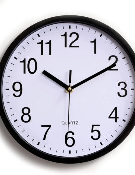 TXY Wall Clock Mute Movement Creative Watch with Simple Modern Design Silent Clock for Home Living Room Decoration (10in (25cm))