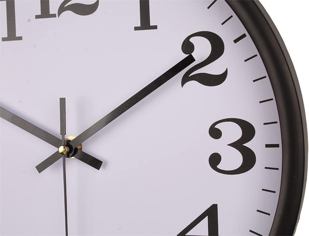 TXY Wall Clock Mute Movement Creative Watch with Simple Modern Design Silent Clock for Home Living Room Decoration (10in (25cm)) - Image 3