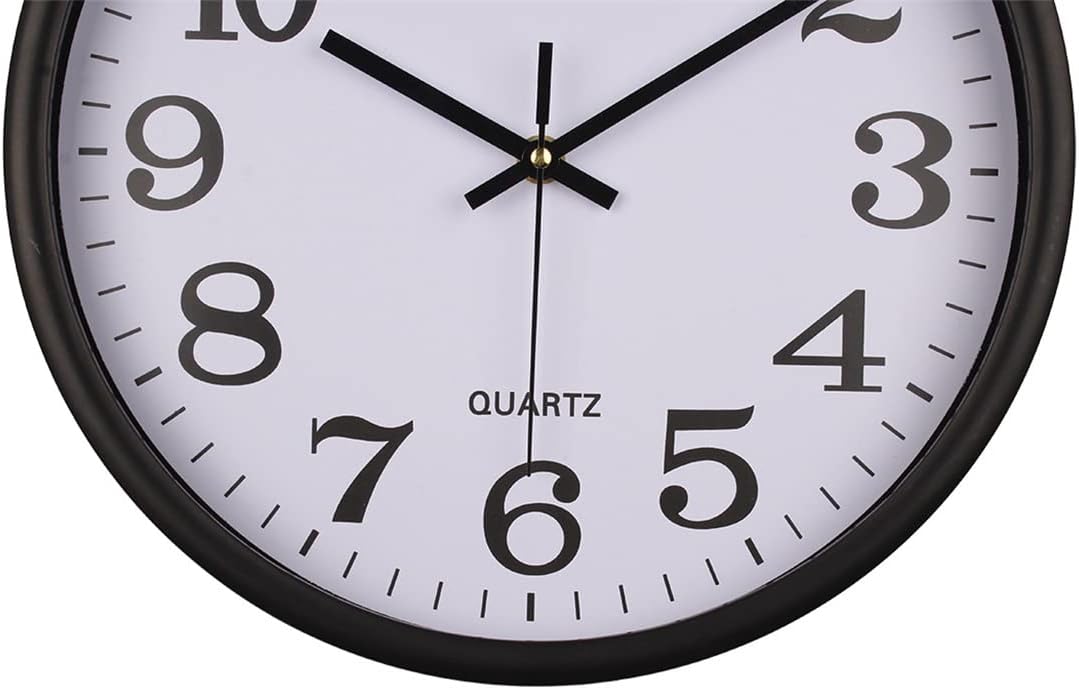 TXY Wall Clock Mute Movement Creative Watch with Simple Modern Design Silent Clock for Home Living Room Decoration (10in (25cm)) - Image 4